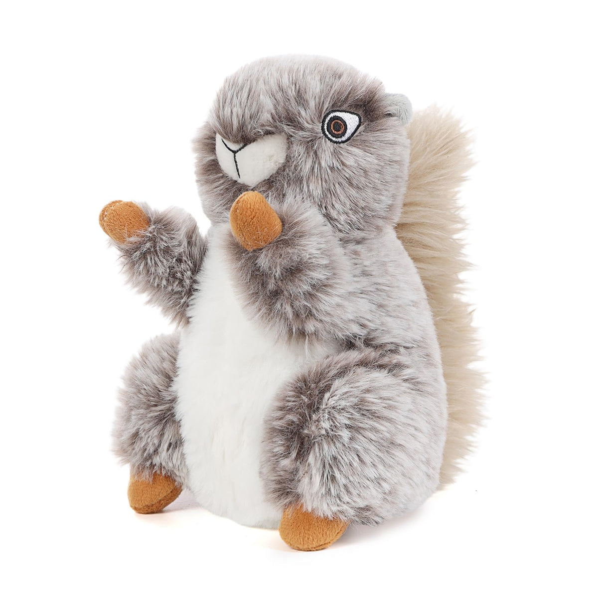 Jouet DODODOLA peluche écureuil – stimulation dentaire et amusement.