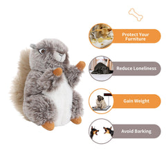 Jouet DODODOLA peluche avec papier froissé et bruit stimulant.