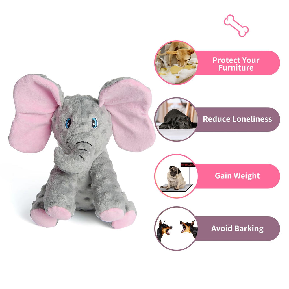 Peluche douce DODODOLA pour chien, parfaite pour le mâchouillage et l'entraînement.