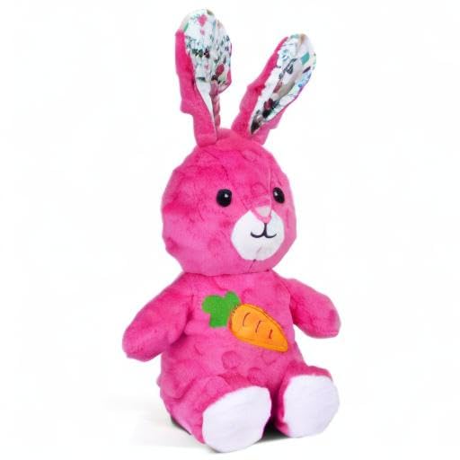 Jouet DODODOLA éléphant rose pour sessions de jeu et retour après lancer.