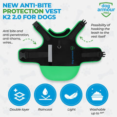 Dog armour PRO protection impermÃ©able, parfait lors des sorties.