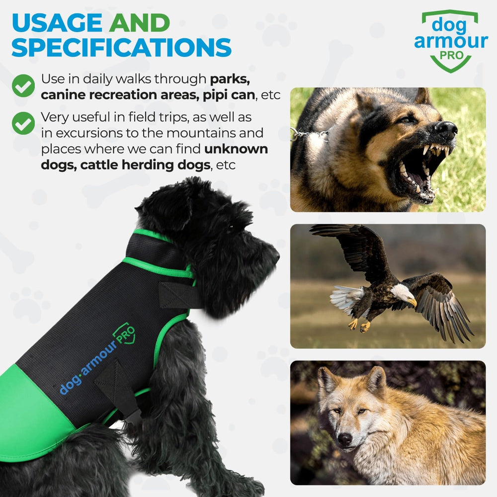 Dog armour PRO systeme reglage rapide pour ajustement precis.