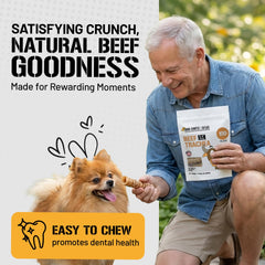 Longs morceaux adaptés pour chiens de toutes tailles.