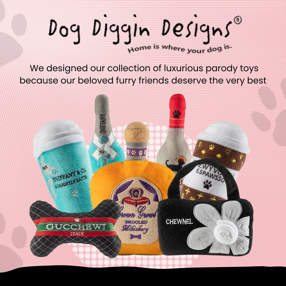 Dog Diggin Designs Sniffany Co idée cadeau idéale pour chien joueur et chic en quête de douceur.