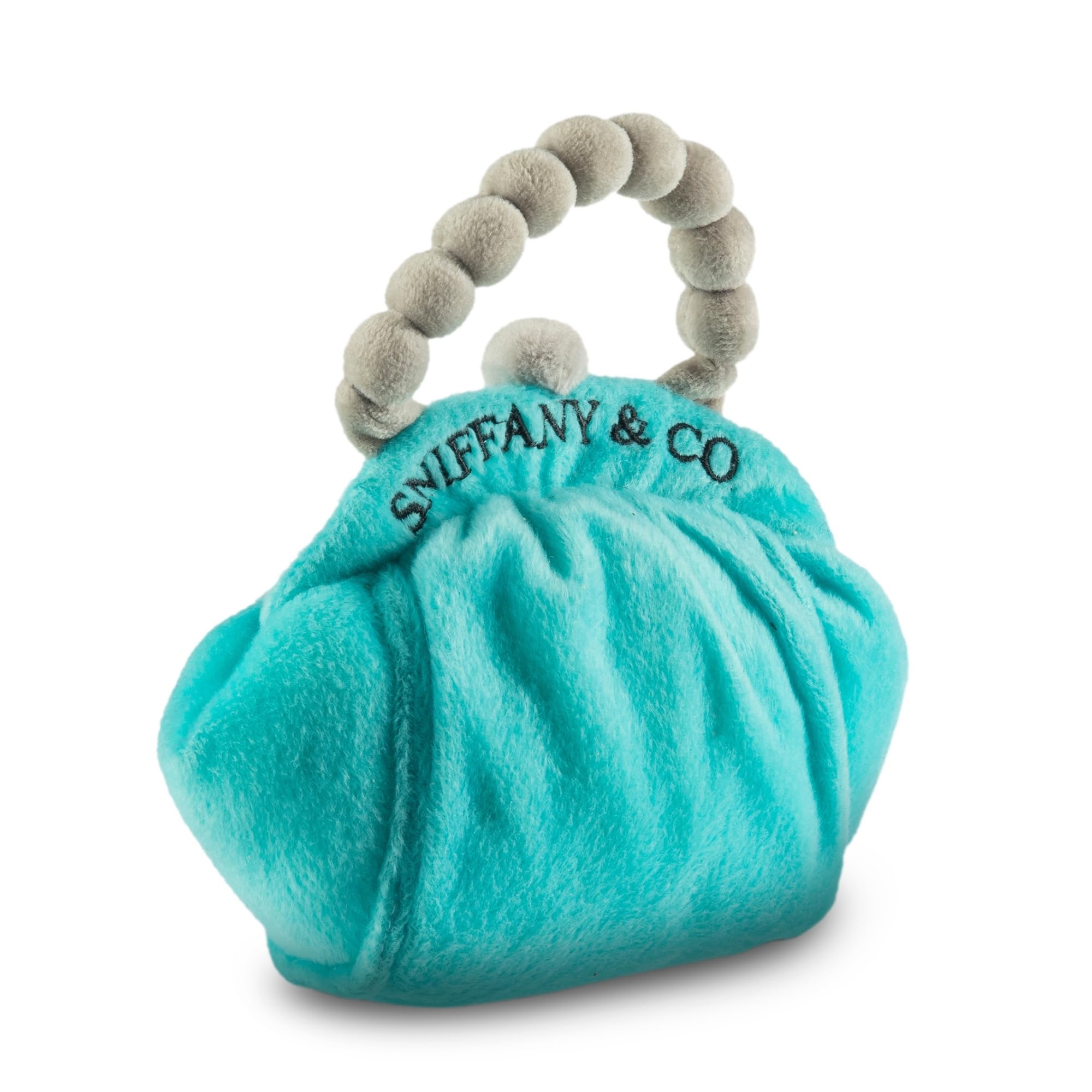 Dog Diggin Designs Sniffany Co sac mode peluche avec logos et détails couture.