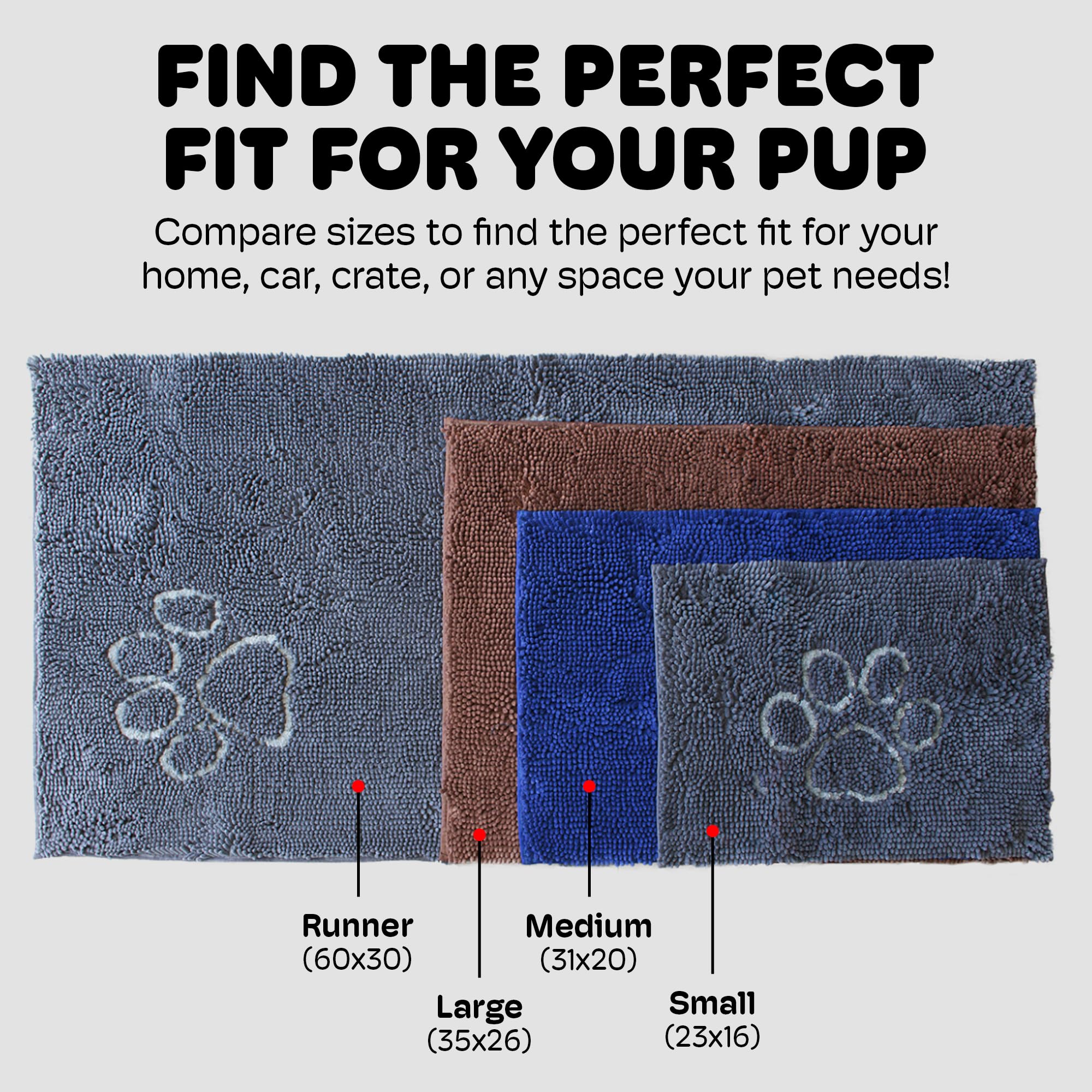 Dog Gone Smart Dirty Dog Doormat absorbe éclaboussures et salissures rapidement