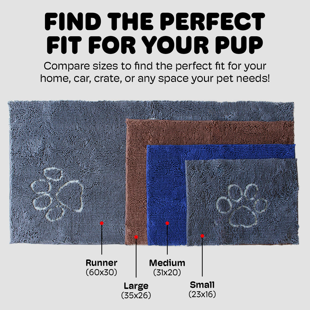 Dog Gone Smart Dirty Dog Doormat absorbe éclaboussures et salissures rapidement