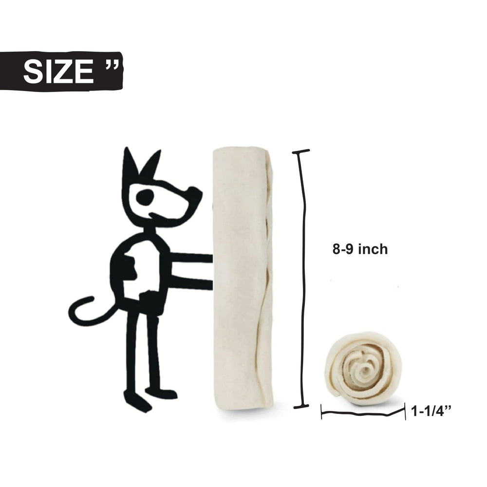 Paquet Retriever Roll 20 pièces, solution pratique pour sessions de mâchage prolongées.