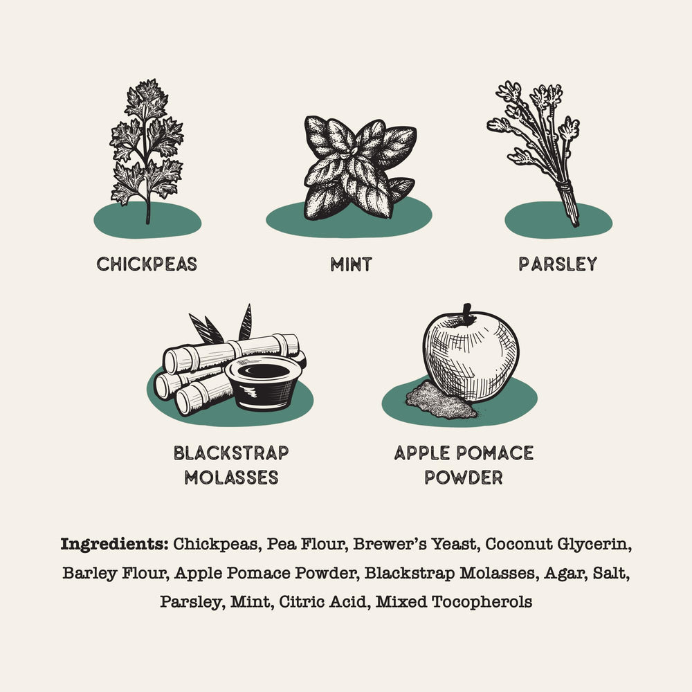Dog Treat Naturals, ingrédients vegan et naturels, friandise saine pour chiens.