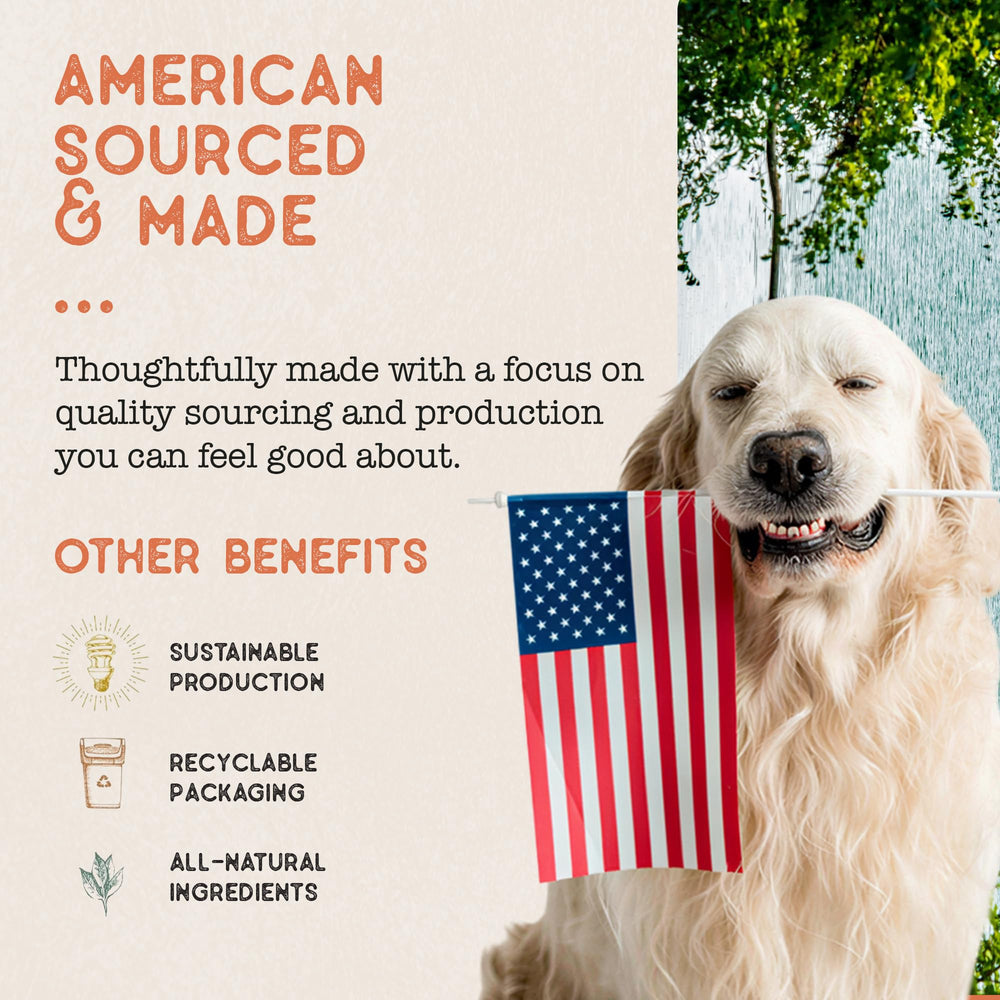 Dog Treat Naturals Superfood Sticks boeuf USDA, ingrédients soigneusement sélectionnés.