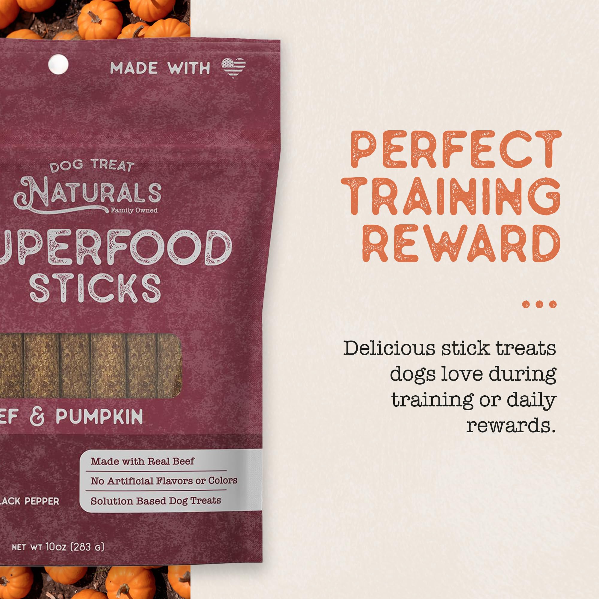 Dog Treat Naturals Superfood Sticks sante peau poil et articulations grace a des actifs naturels