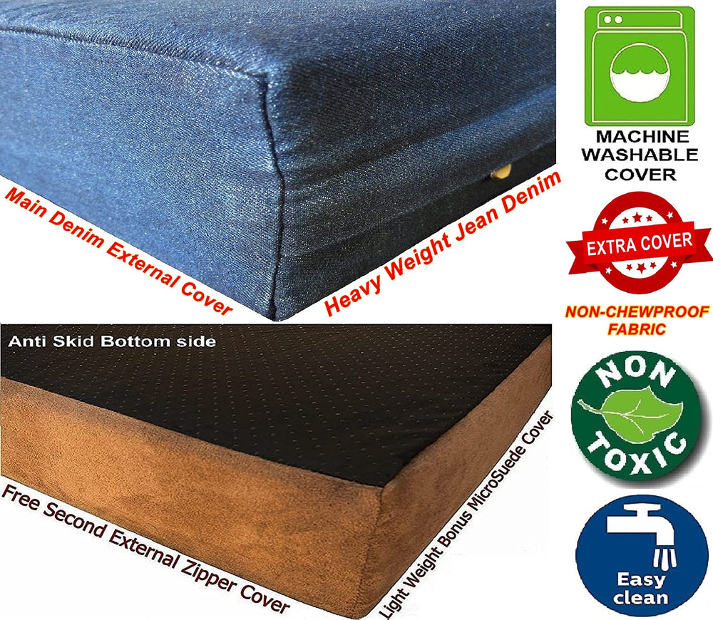 Dogbed4less gaine interne imperméable protège contre les accidents.
