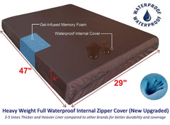 Dogbed4less gel-refroidissant avec mousse haute densité pour repos profond.