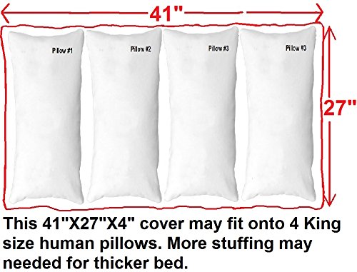 Idée rembourrage fait maison: réutilisez vos oreillers pour un coussin douillet.