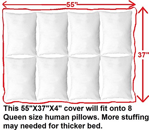Tissu coton 100% Dogbed4less pour douceur et durabilité.
