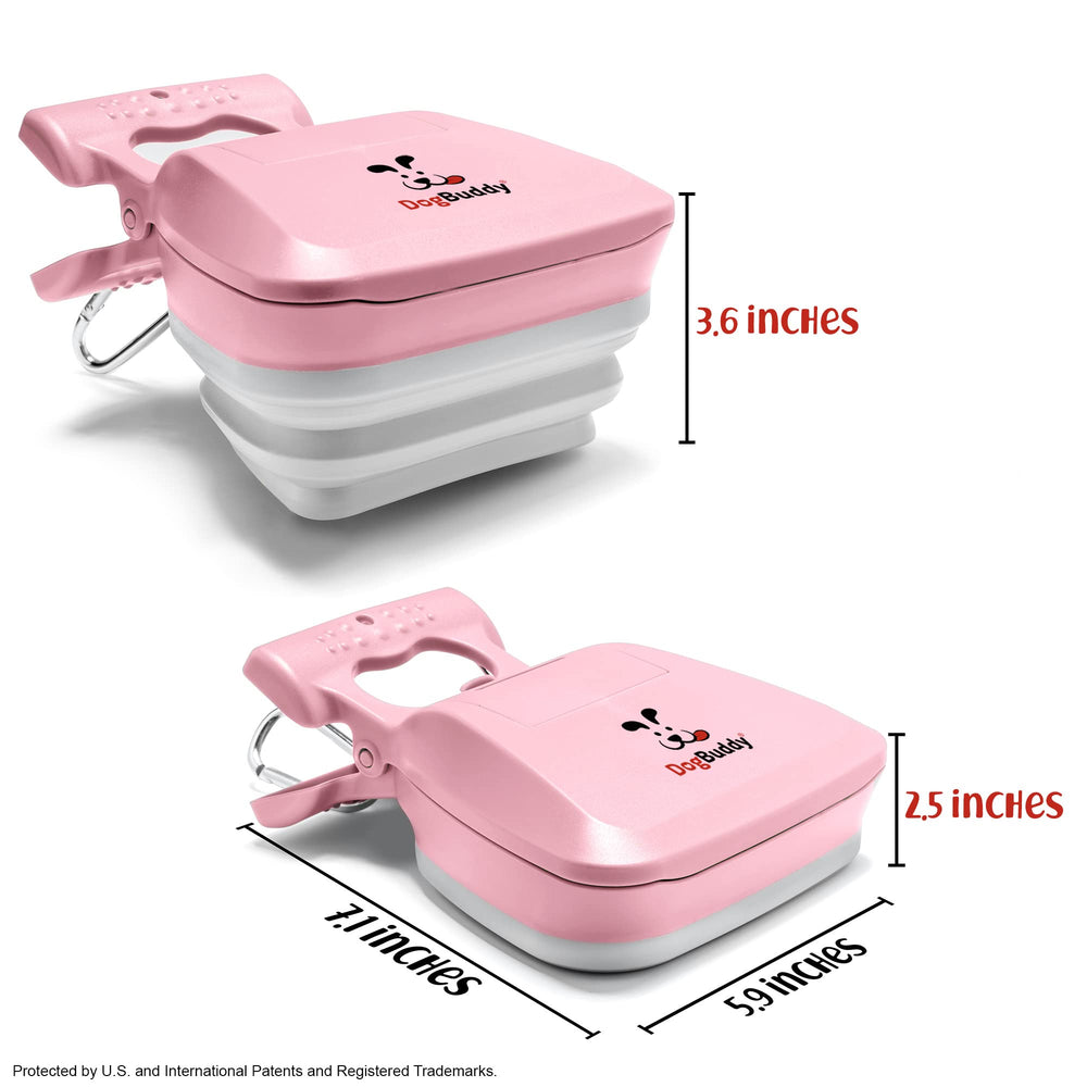 DogBuddy attache-sac intégré pour emporter des sacs lors des sorties.
