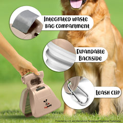 DogBuddy attache-sac intégrée et laisse, pratique lors des sorties avec chien.