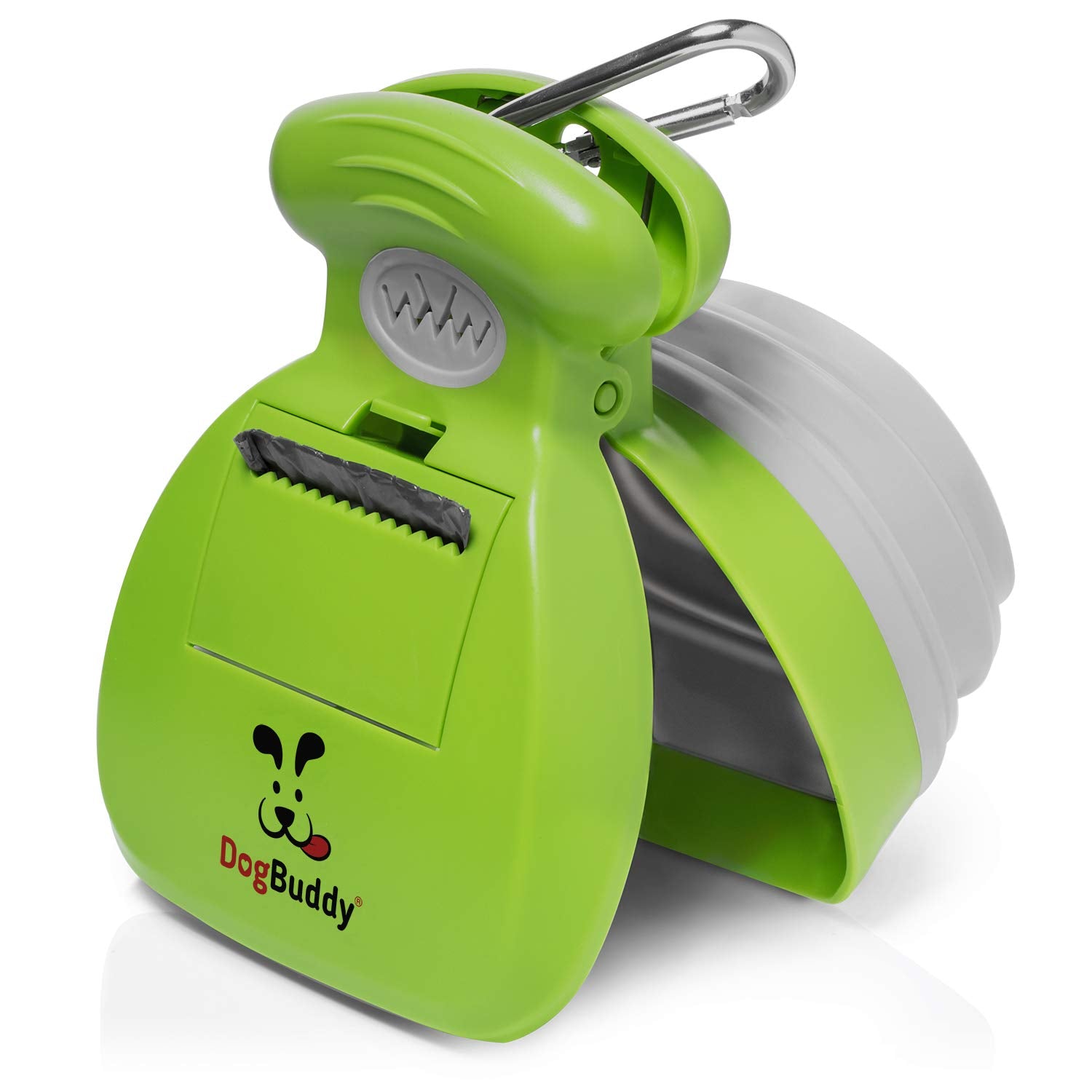 DogBuddy ramasse-crottes portable pour un ramassage rapide et propre lors des promenades.