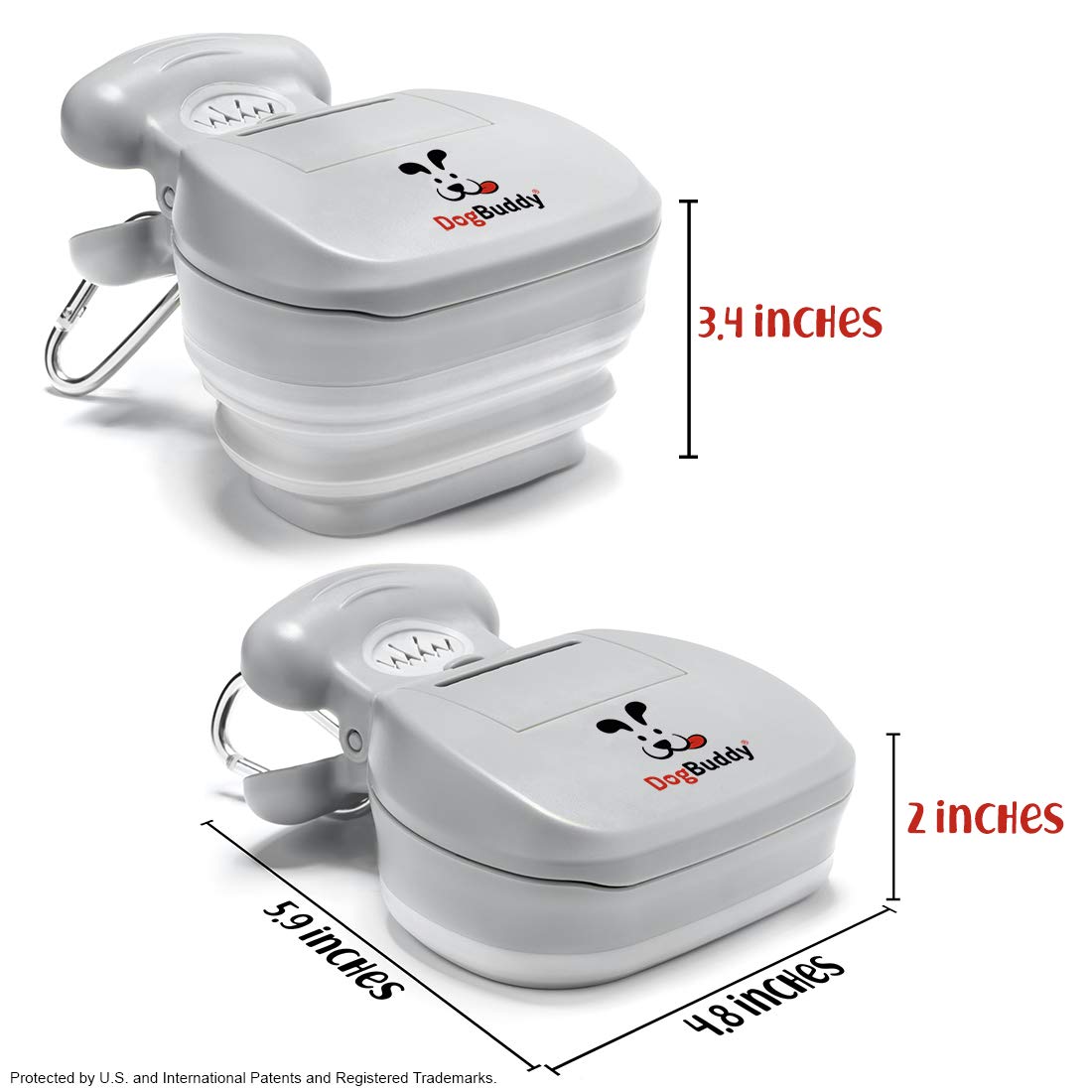 DogBuddy ramasse-crottes taille large, idéal pour grandes races
