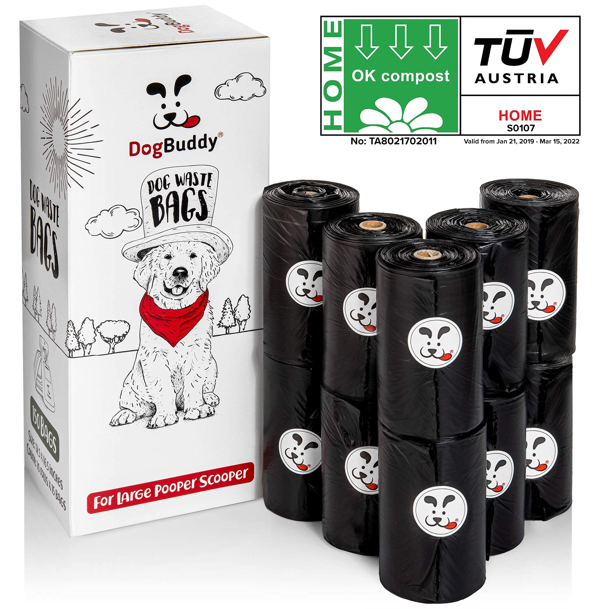DogBuddy Sacs compatibles avec la pince à déjections pour chien.