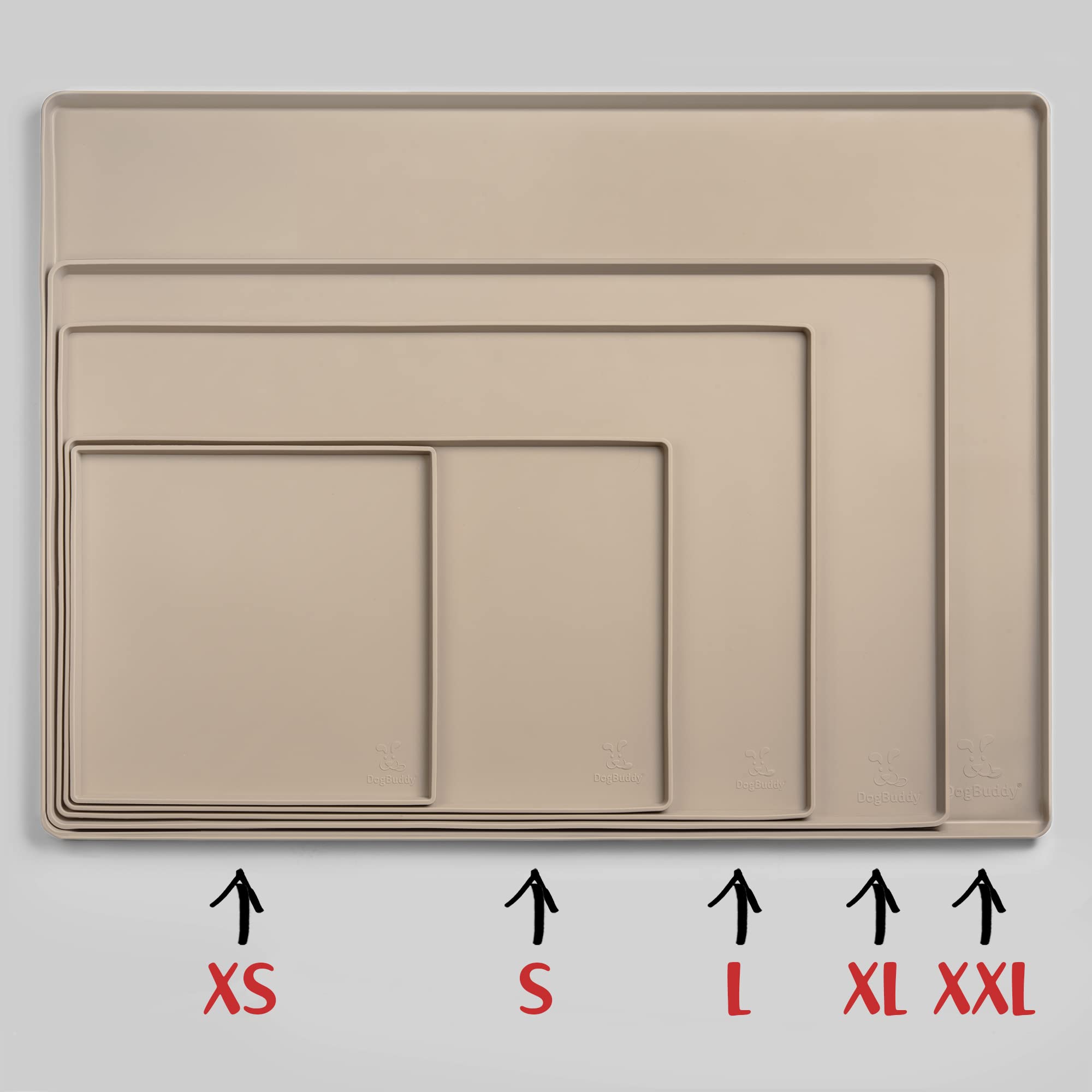 DogBuddy tapis couleur taupe s'intégrant discrètement à votre déco.