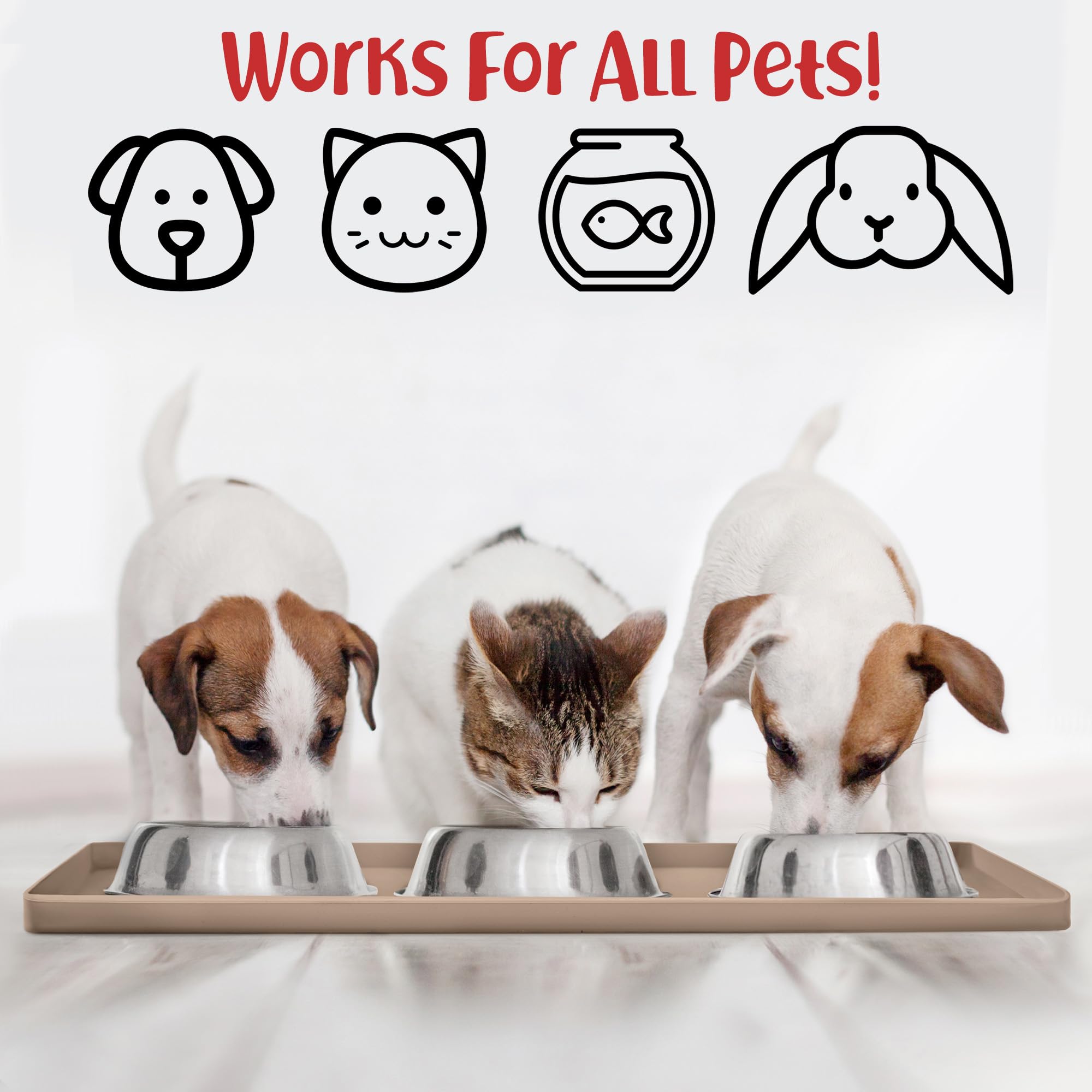 Facilité d’entretien du tapis DogBuddy grâce à sa surface lisse et résistante.