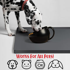DogBuddy Tapis nourriture anti-derapage maintient les bols en place