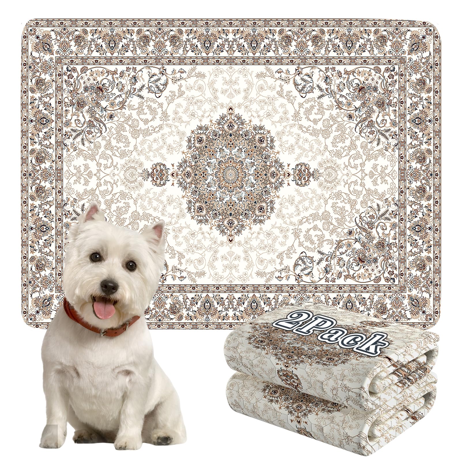 Dogcator-tapis-absorbant-rapide-36x48: absorption rapide pour apprentissage et propreté.