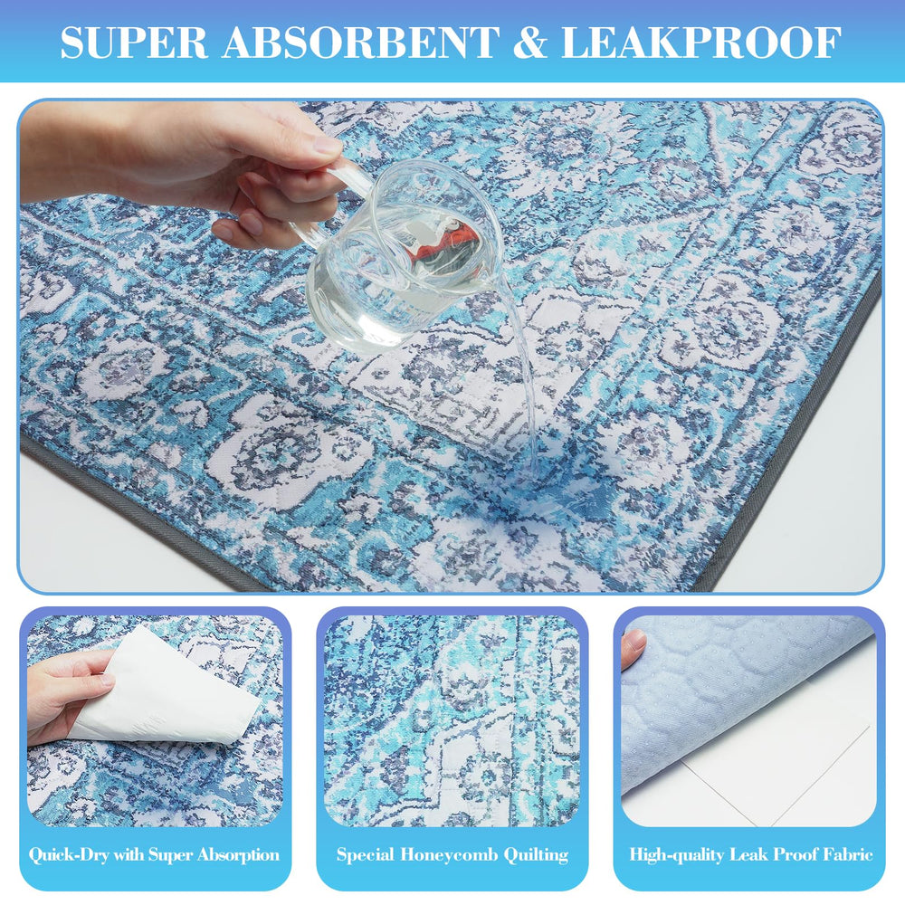 Dogcator tapis avec absorption rapide et séchage rapide.