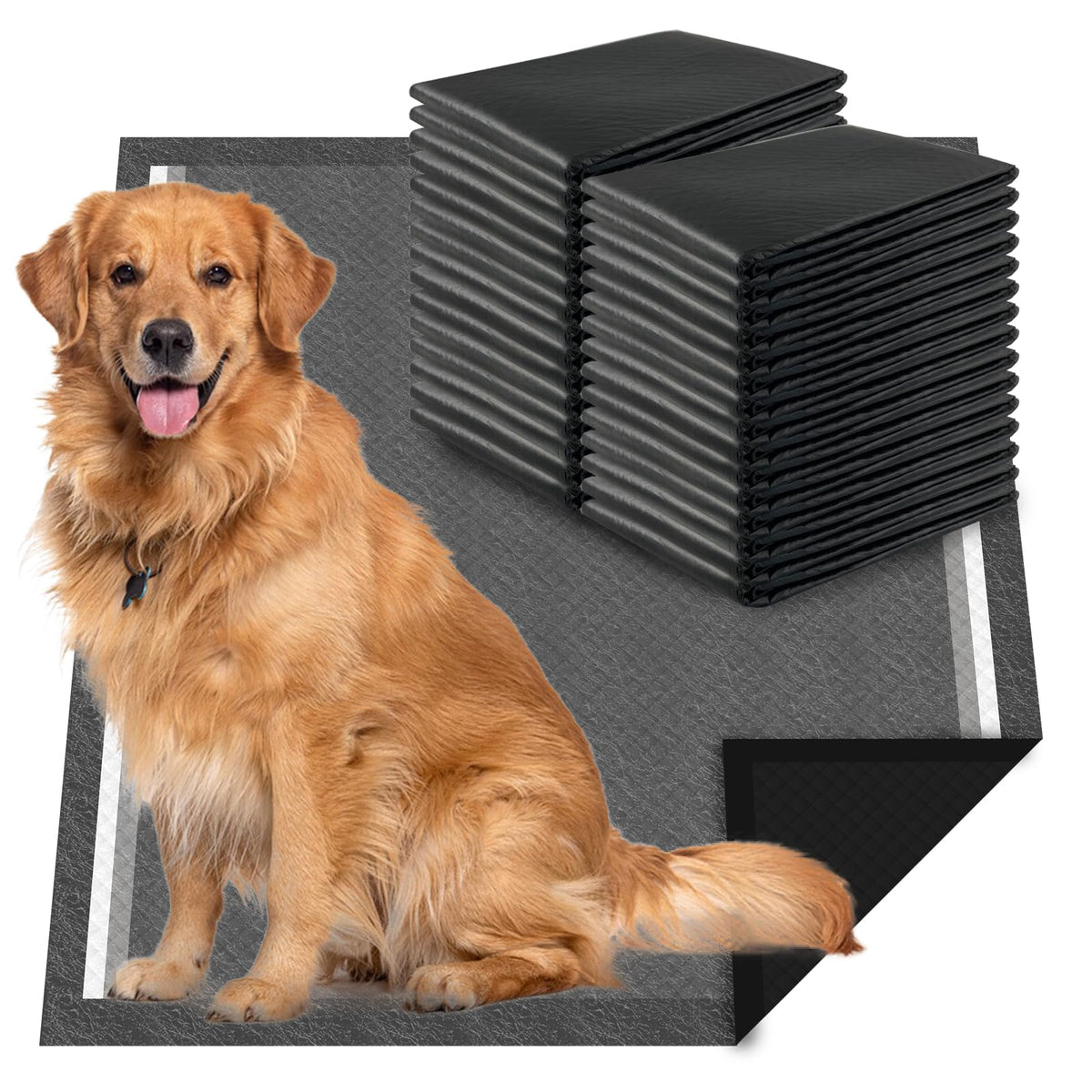 Dogcator tapis-pipi extra-large 28x34 pour grands chiens et entraînement intérieur.