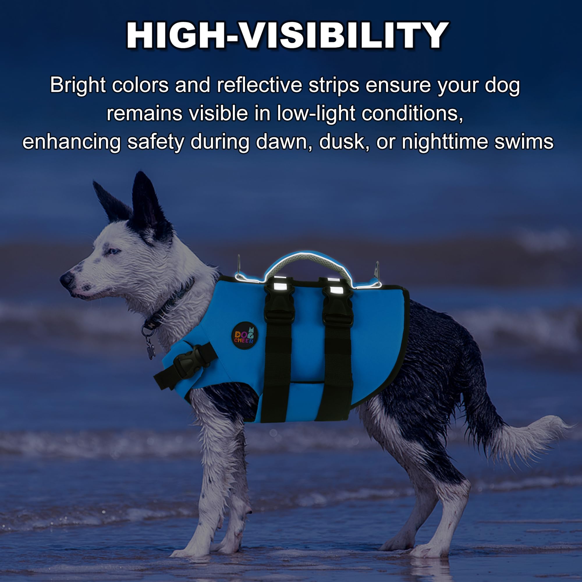 Dogcheer attaches rapides pour un ajustement personnalisé.
