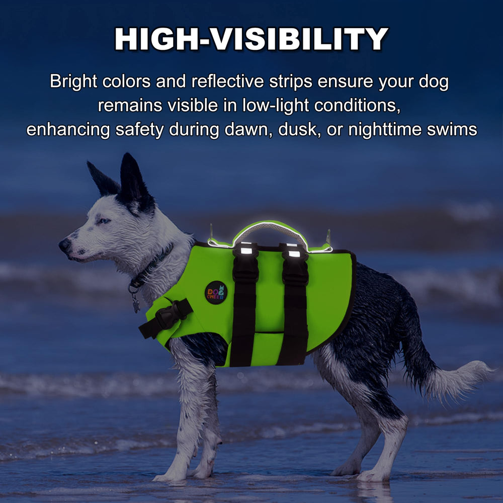 Dogcheer gilet sauvetage chien boucles faciles libérer ajustement rapide.
