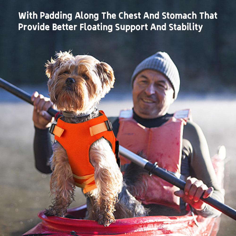 Dogcheer gilet sauvetage chien design confort, mousse douce pour la peau.