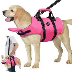 Dogcheer gilet sauvetage : fermeture zippée pour enfiler rapidement.