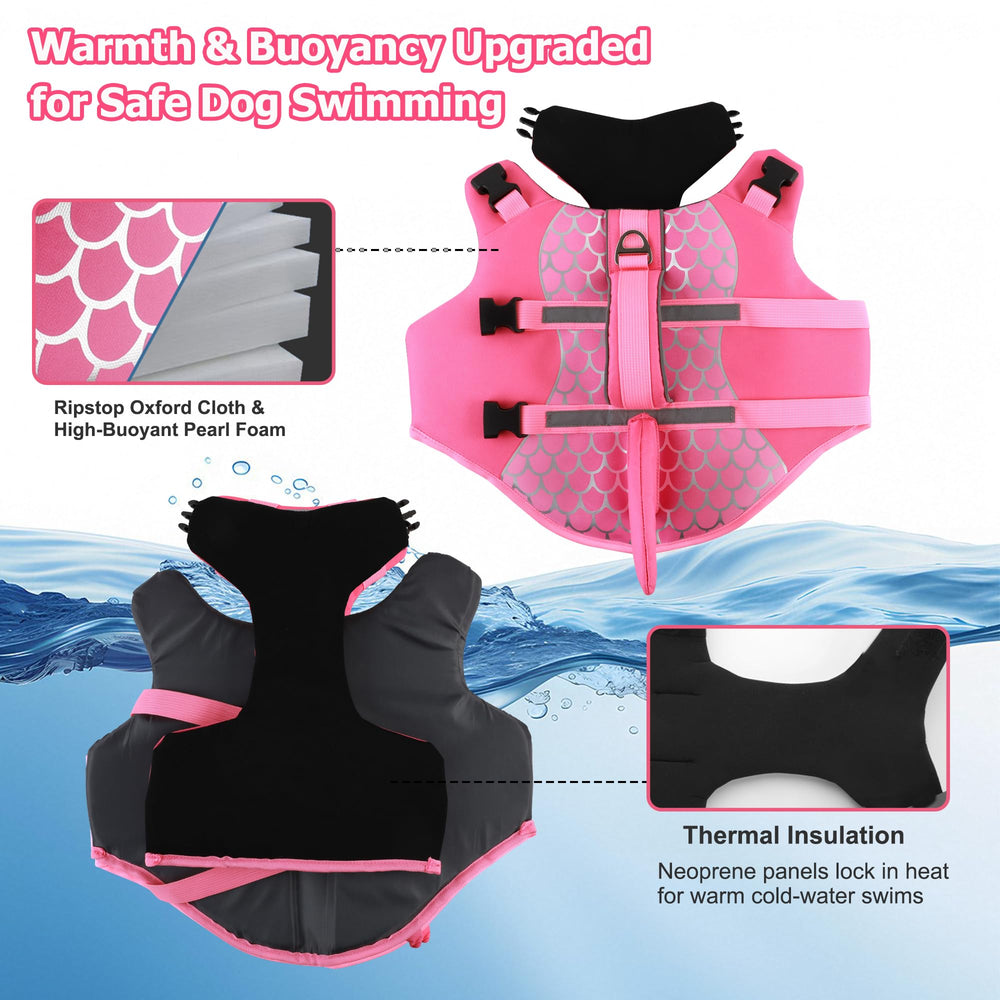 Dogcheer gilet chien: flottabilité renforcée pour nage plus stable et plaisir sécurisé.