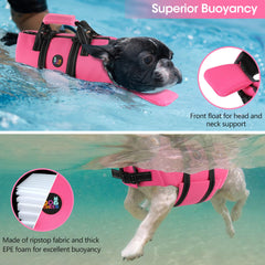 Dogcheer gilet sauvetage : flotteur pour le menton.
