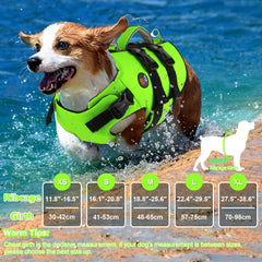 Dogcheer gilet sauvetage chien harnais ajustable assure un ajustement confortable.