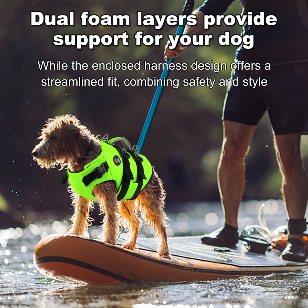 Dogcheer gilet sauvetage chien poignée sauvetage rapide pour intervention.
