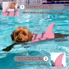 Dogcheer gilet avec poignée de sauvetage pour sortir le chien facilement.