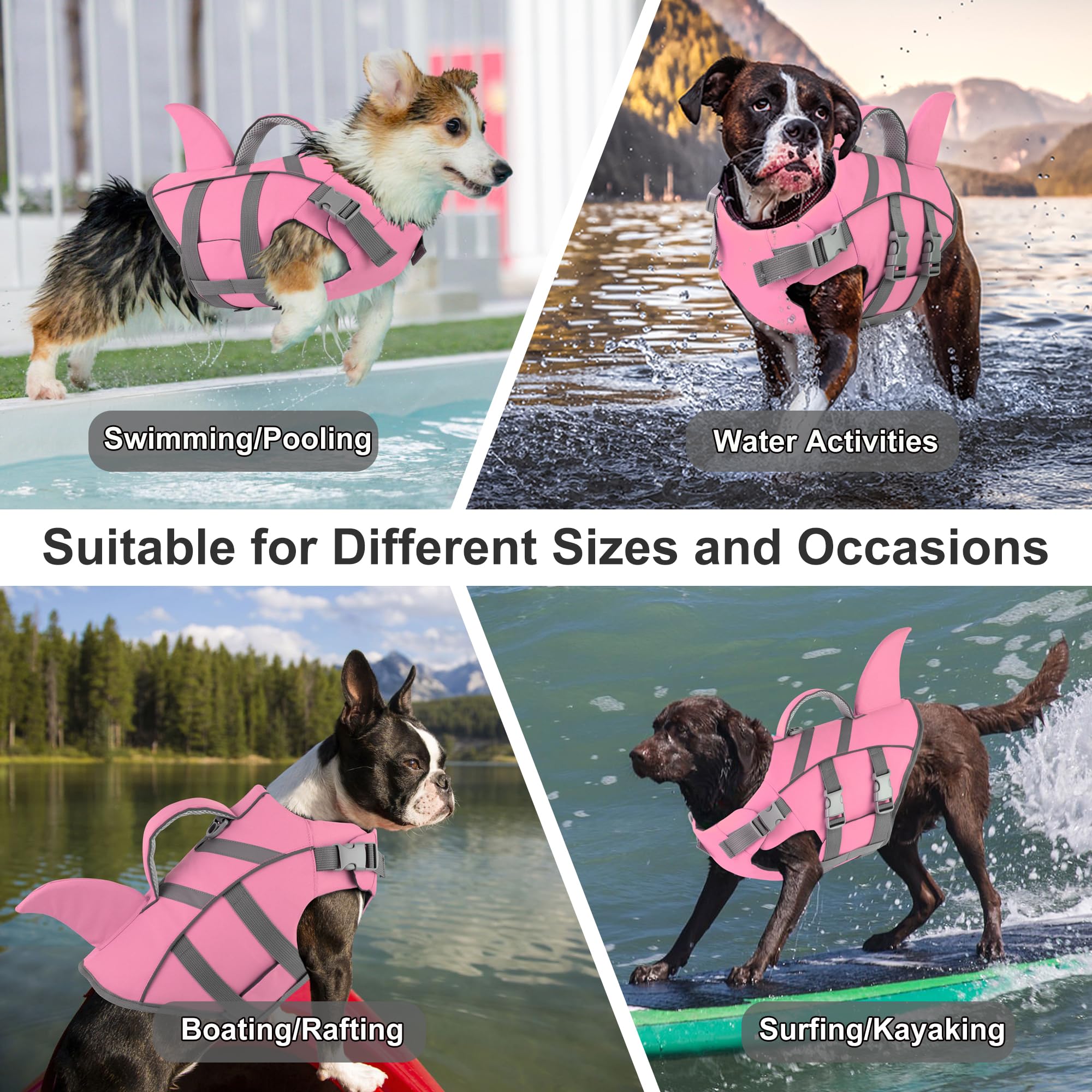 Dogcheer gilet rose clair, design distinctif et visuel attractif.