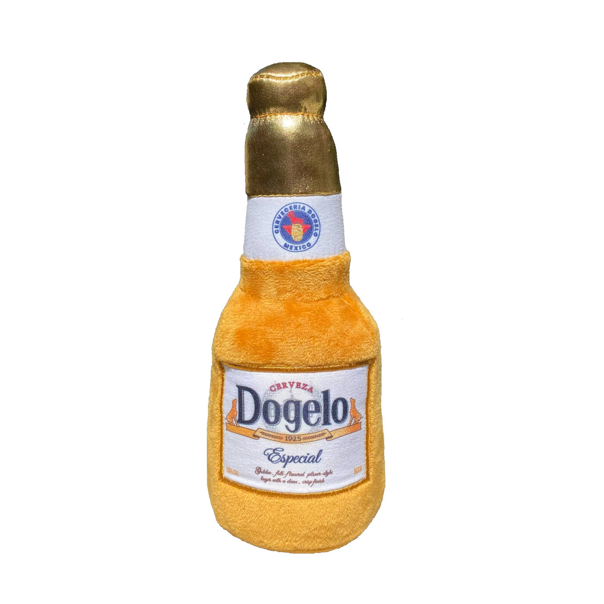 Dogelo peluche-bouteille-biere jouet interactif stimulant l activité du chien