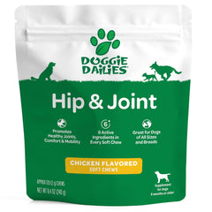 Doggie Dailies Glucosamine – emballage visible pour faciliter l’achat