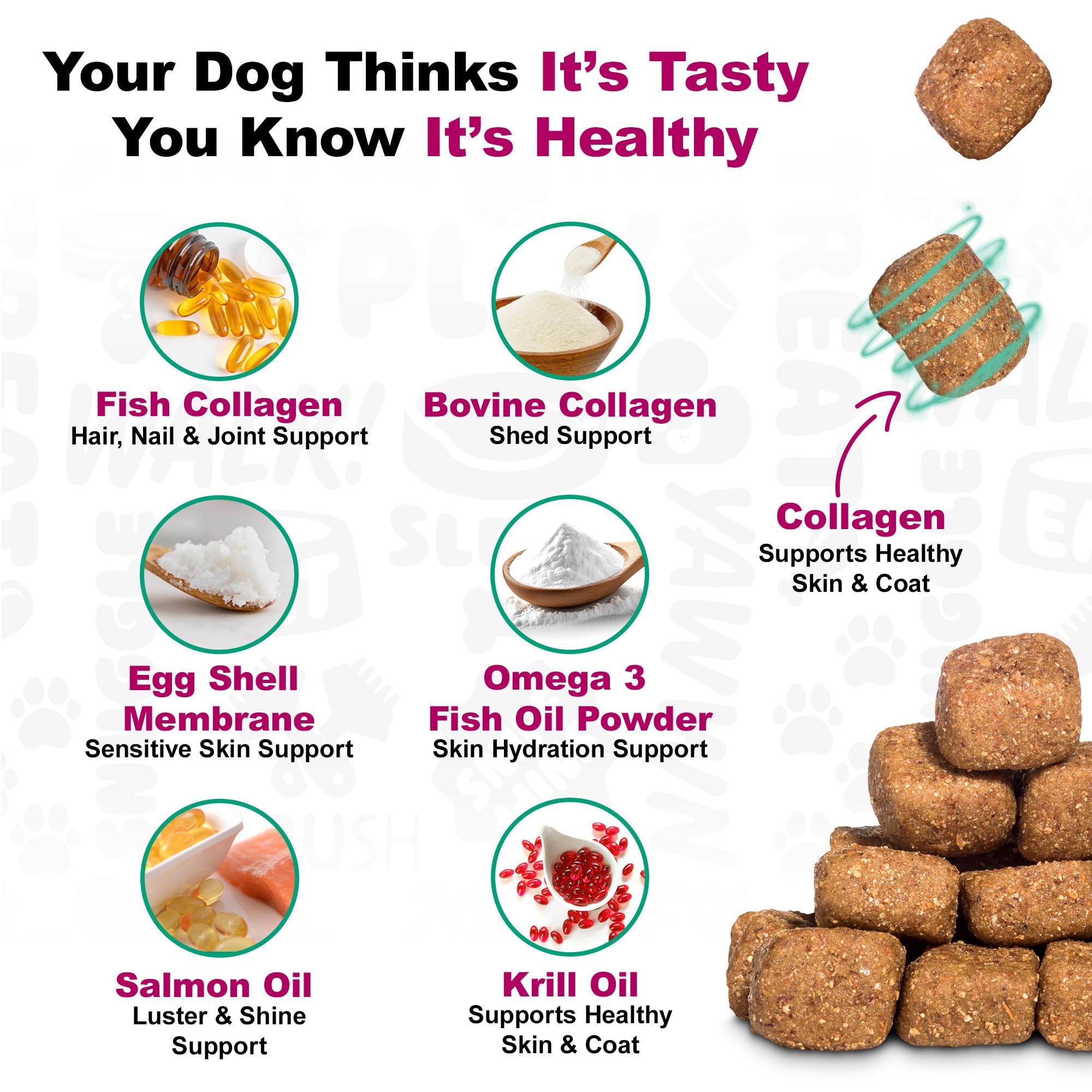 Doggie Dailies gout appétit friandises approuvées par les chiens