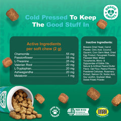 Goût beurre de cacahuète Doggie Dailies apprécié par de nombreux chiens.