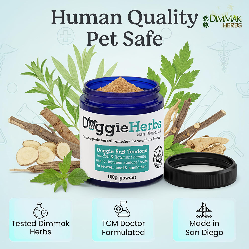 Doggie Herbs – préparation facile à ajouter à la nourriture.