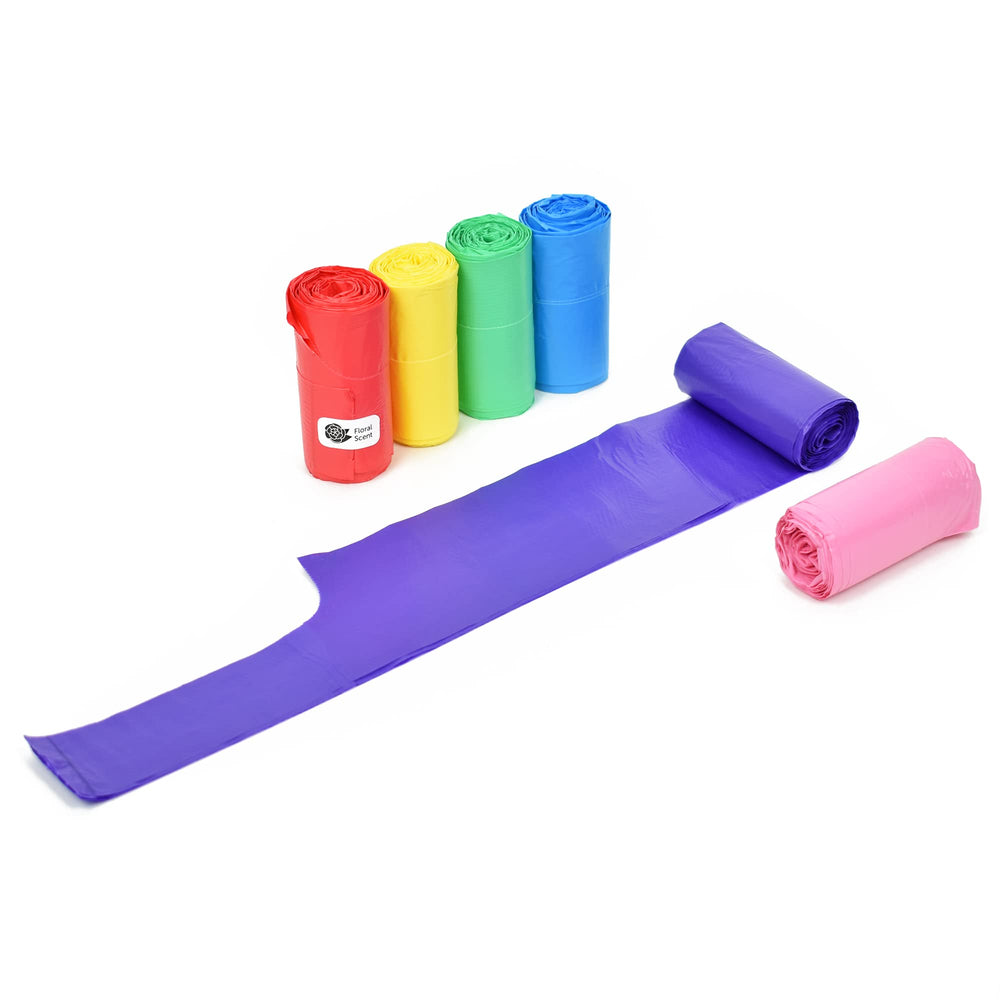 Doggie Walk Bags – poignées nouables faciles pour ramasser proprement.