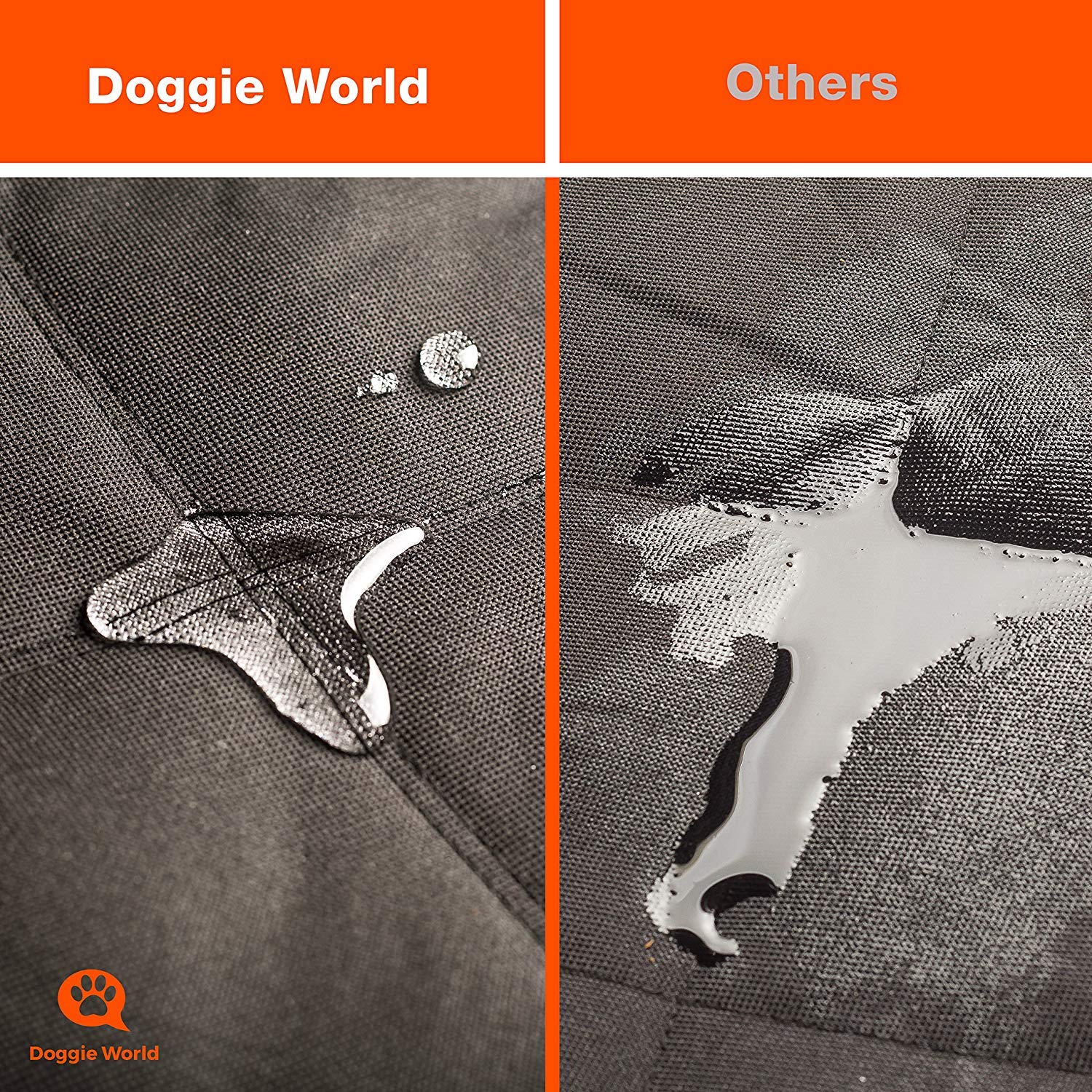 Doggie World sangles d’attache et stabilité du siege contre les mouvements.