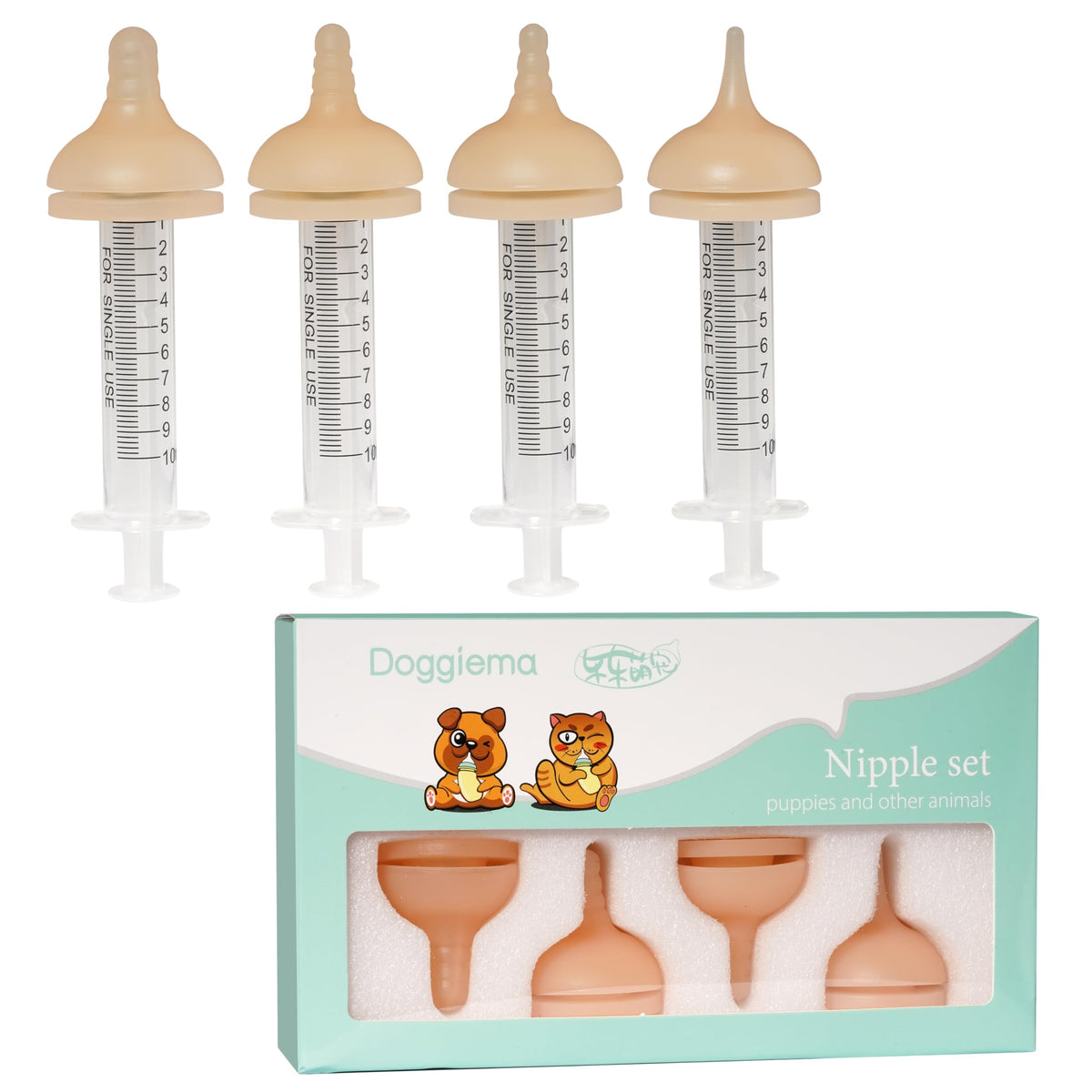 Doggiema tétine nourrissage chiot – soutien naturel pour nourrir les chiots en douceur.