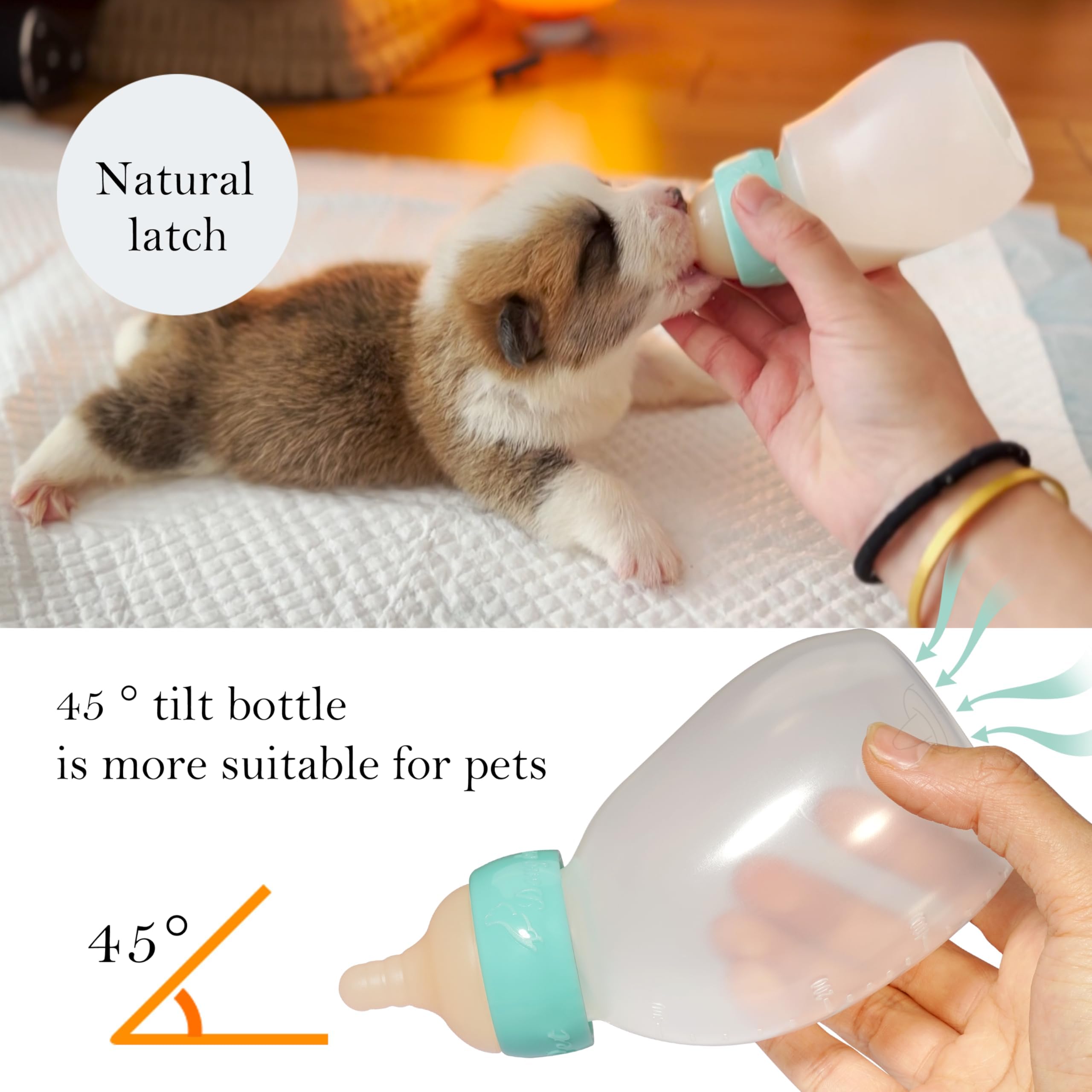 Doggiema tétine silicone chiots taille M, débit ajustable