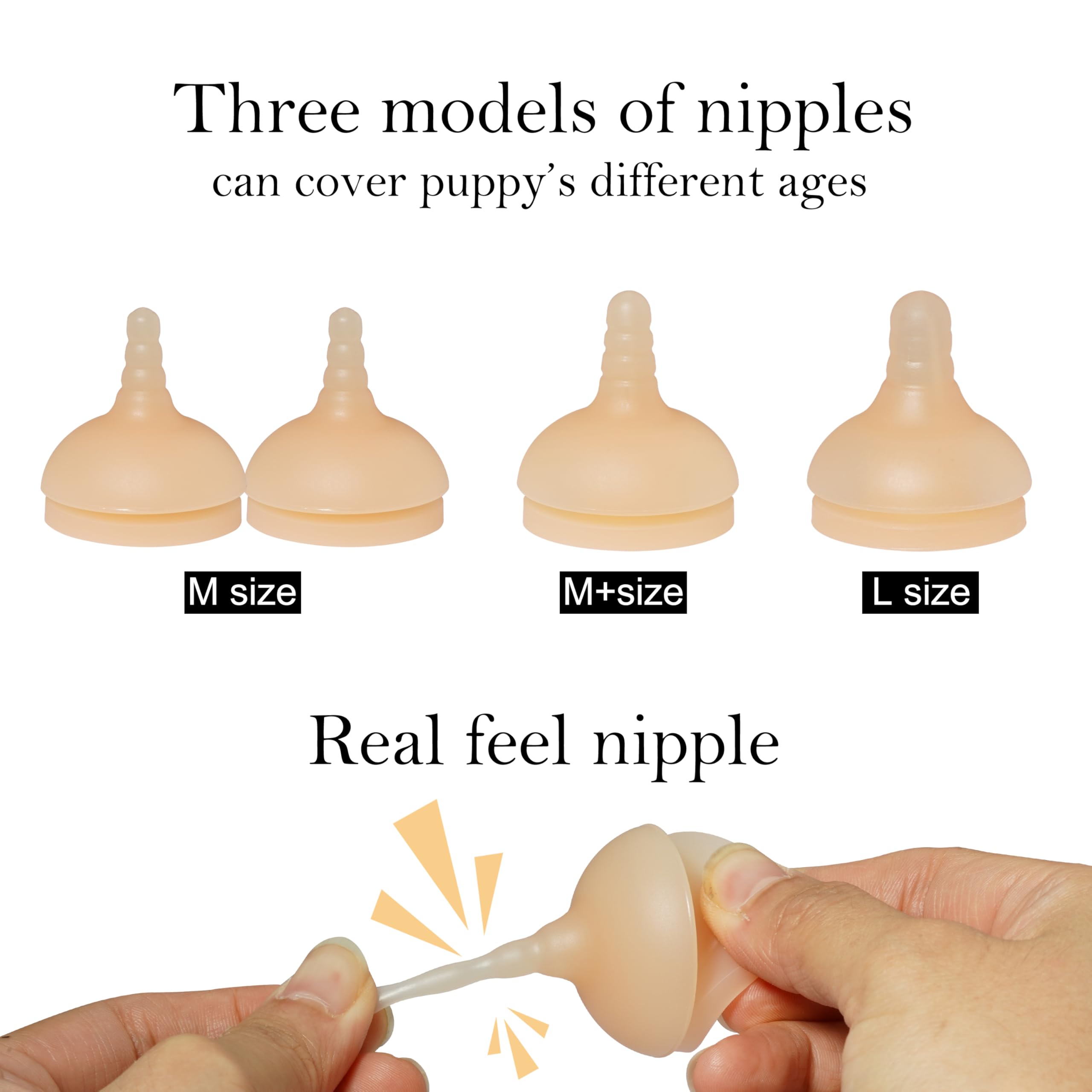Doggiema tétine silicone chiots taille S, douceur adaptée à l’âge